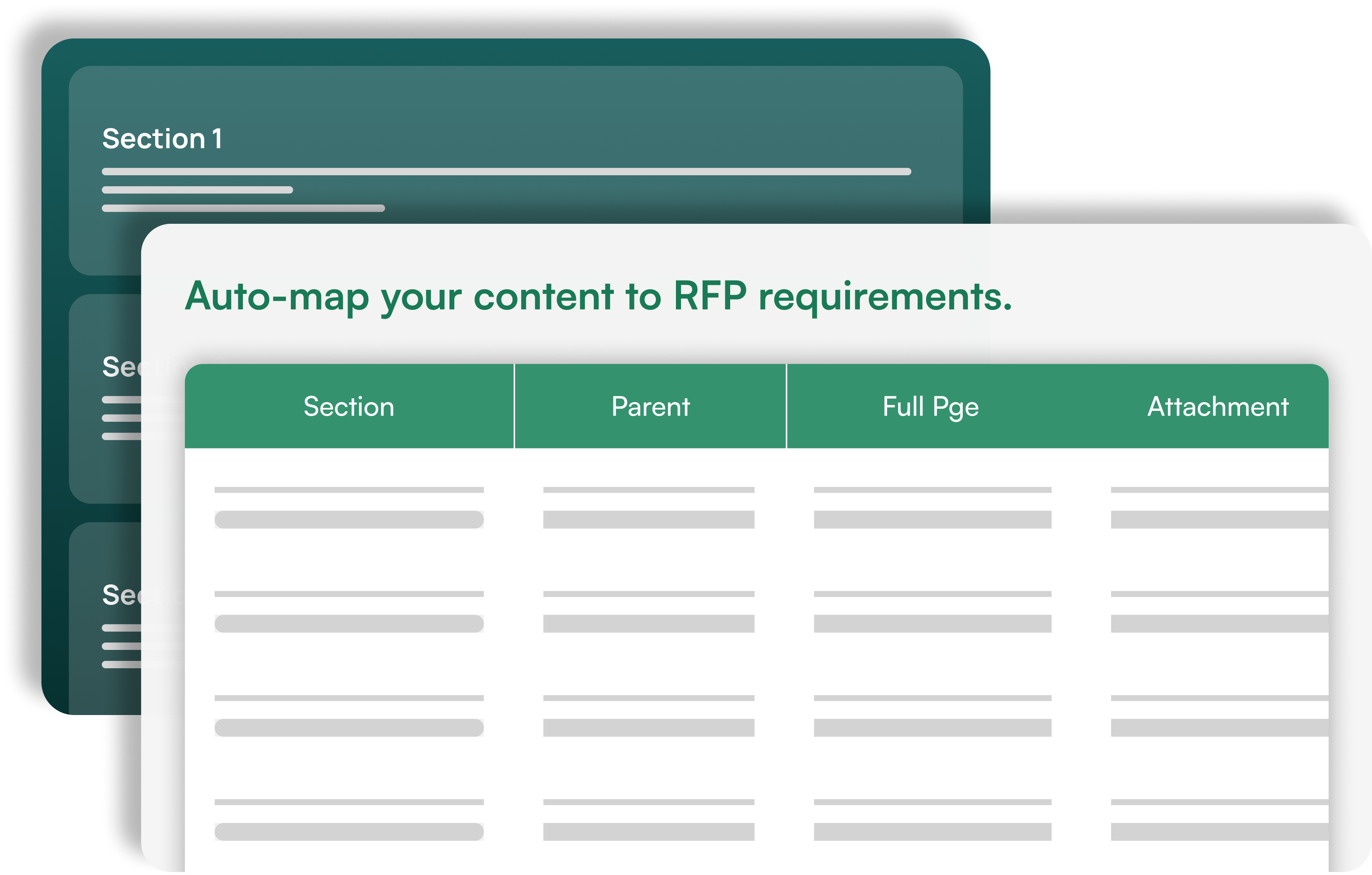 Proposal packages interface
