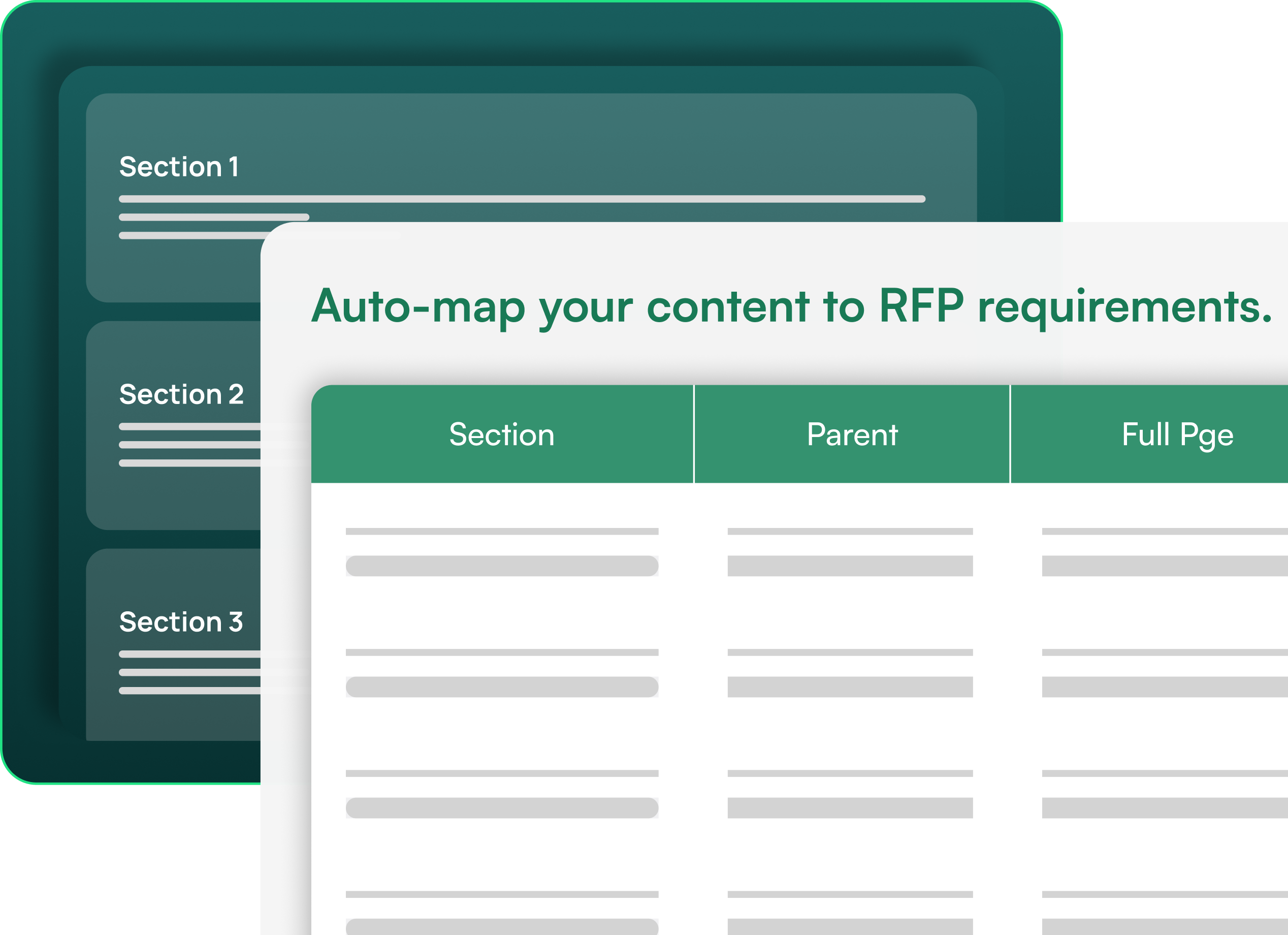 Proposal generation interface
